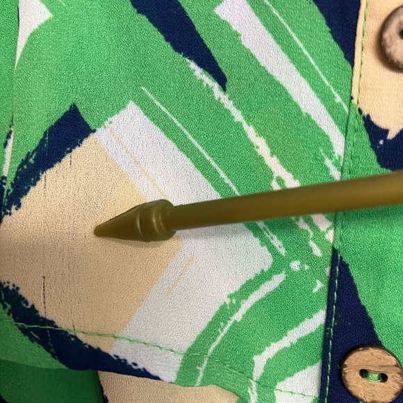 Lara Fashion Women’s Maxi Dress, Size S, Green/Blue/Cream - Picture 6 of 7